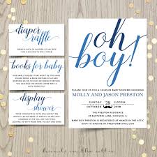 If you're new to postermywall, read this quick start guide to make your diy greeting card in no time. Oh Boy Baby Shower Invitation Hands In The Attic