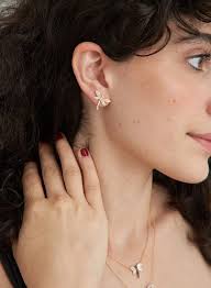 18K Yellow Gold Diamond Dragonfly Earrings, Posts, Diamonds, Diamond  Earrings, Diamond Posts, Dragonfly Earrings, Dragonfly Posts