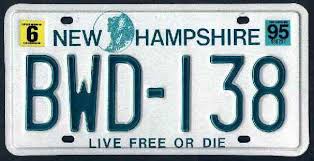 New Hamsphire Live Free Or Die License Plate State License Plate Live Free Or Die