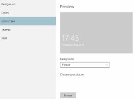 Unable To Set A Lock Screen Background Image Win10 Page 3 Windows 10 Forums I understand that you are unable to set a lock screen picture. lock screen background image win10