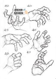 Handzeichnung Zeichnen Lektion Hand Referenz Anweisung Anweisung Hande Zeichnen Zeichnung Skizzen Zeichnen