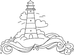 Lighthouse Coloring Pages Lighthouse Drawing Coloring Pictures Lighthouse
