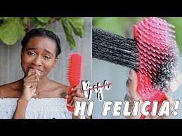 Using Denman Brush For 4c Hair Can Be Tricky But It S Possible To Have Beautiful Curls Using A Denman Brus Best Detangling Brush Detangling Brush 4c Hairstyles