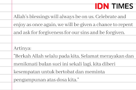 Check spelling or type a new query. 10 Ucapan Selamat Menyambut Bulan Ramadan Dalam Bahasa Inggris