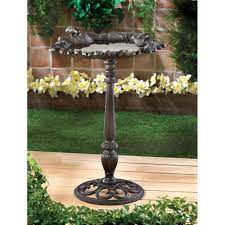 If your bird bath does you may even be able to make your own birdbath with your own materials which may further lower the expected cost. Forest Frolic Bird Bath Bird Bath Garden Bird Bath Garden Centerpiece