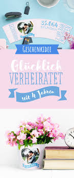 4 Hochzeitstag Seidene Hochzeit Geschenk Zum 4 Hochzeitstag Schnell Gemacht Auf Diesem Blumentopf Werden 4 Jahre I Seidene Hochzeit Hochzeitstag Hochzeit