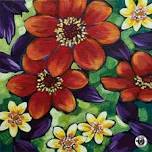 Flower Frenzy Canvas Paint