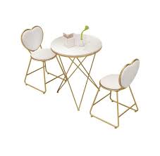 Red Shop Tables And Chairs Combination Round Table Creative Balcony Small Tables And Chairs Manicure Chair In 2020 Small Table And Chairs Table And Chairs Coffee Table