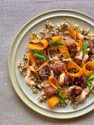 Cyril Lignac Devoile Sa Recette Des Boulettes Quinoa Et Pickles De Carottes Un Plat Ultra Vitamine