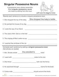 Image Result For Free Esl Printable Worksheets Grade 4 Possessivpronomen Arbeitsblatt Nomen Im Plural Kinder Arbeitsblatter
