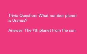 Whether you have a science buff or a harry potter fanatic, look no further than this list of trivia questions and answers for kids of all ages that will be fun for little minds to ponder. 50 Space Trivia Questions For Kids Adults With Answers