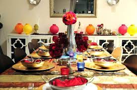 Decorating your dining table according to a theme not only creates an ambience but also makes eating with family and friends a relaxing and memorable experience. Indian Dinner Party Dinner Party Party Ideas Photo 3 Of 22 Indian Dinner Potluck Dinner Potluck Party