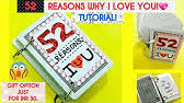 27 reasons why i love you by miasmashadow 139478 views. 52 Reasons Why I Love You Cards Youtube