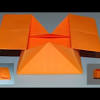 It's best if the paper is blank on one side and colored on the other , so that the lips stand out. 1