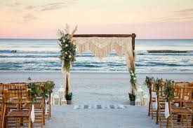The most romantic and wonderful wedding ceremony is on a beach. Jacksonville Beach Weddings Sun Sea Beach Weddings