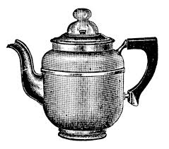 Black And White Pot Clipart Vintage Kitchen Clip Art Tea Kettle And Coffee Pots Vintage Tea Kettle Vintage Coffee Pot Tea Kettle