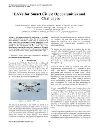 Pdf Uavs For Smart Cities Opportunities And Challenges