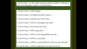 Sybil. F. Partridge (Just for Today)