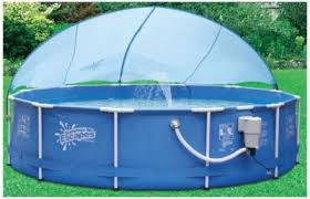 Above Ground Pool Canopy Shade Fits 12 16 Frame Pools In 2020 Pool Canopy In Ground Pools Above Ground Pool