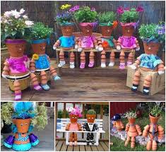 How To Diy Clay Pot Planter People Theperfectdiy Com Diy Gardening Ideas Selbstgemachte Tongefasse Topfblumen Dekorierte Blumentopfe