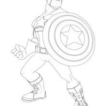 Dibujo Capitan America Para Colorear
