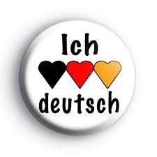 Ich heart deutsch badge : Kool Badges