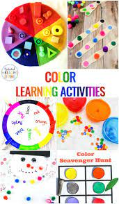 Color Activities For Toddlers Preschool And Kindergarten Natural Beach Living Color Activities Preschool Colors Color Activities For Toddlers