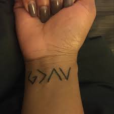 Here are some of our favorite simplistic. My Very First Tattoo The Meaning Is God Is Greater Than The Highs And Lows Glow Community