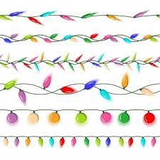 Christmas Lights Vector Garlands Christmas Decorations Isolated On White Background Illustration Christmas Lights Clipart Christmas Light Png And Vector With Christmas Lights Background Christmas Decorations Garland Christmas Tree Background