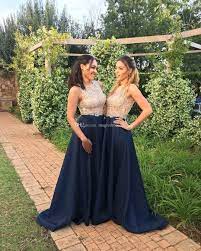 Real Photos 2019 Gold And Blue Bridesmaid Dresses Navy Blue Sheer Neck Major Beaded Floor Length Wedding Guest Party Prom Evening Gowns Dress Long Dresses For B Bridesmaid Dresses Lace Top