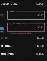 Therefore, it is important that each card owner track the domino's gift card balance. Five Dollar Tip On Order With A Zero Gc Balance That S New Dominos