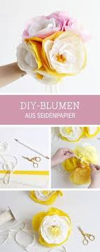 Diy Anleitung Blumenstrauss Aus Seidenpapier Basteln Via Dawanda Com Seidenpapier Basteln Mit Papier Blumen Basteln
