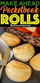 Make Ahead Pocketbook Rolls Dough Will Keep For 2 Weeks In The Refrigerator Great Make Ahead Side For Your Holi Recipes Dinner Rolls Recipe Holiday Recipes