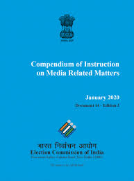 Compendium Of Instructions Election Commission Of India