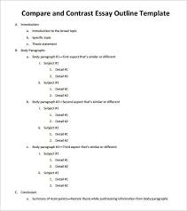 Image Result For Comparative Essay Template Essay Outline Essay Outline Template Expository Essay Outline
