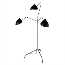 Mid Century 3 Arm Floor Lamp Black I Want One Of These Sooo Bad Black Floor Lamp Arm Floor Lamp Three Light Floor Lamp