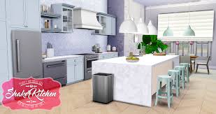 A sims 4 custom content set. Simsational Designs Shaker Kitchen