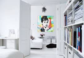 Interior Design White Walls With Art Design Concept My Decorative