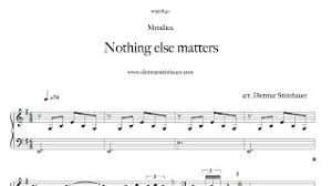 It was not to be heard by the general public. Nothing Else Matters Tastenland We Love Music