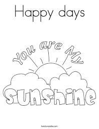 Create your own sunshine coloring page. Sunshine Coloring Pages Coloring Home