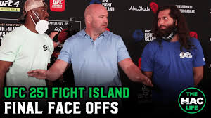 Subscribe to get all the latest u. Jorge Masvidal Tells Kamaru Usman I M Having Fun With Your A Tomorrow At Ufc 251 Face Offs Youtube