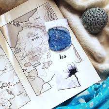 Leo Zodiac Bookmark Fire Sign Astrology Bookmark Leo Sign Etsy Watercolor Bookmarks Leo Zodiac Gifts For Readers