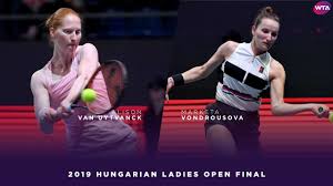 12.8 avg games won in match. Alison Van Uytvanck Vs Marketa Vondrousova 2019 Hungarian Ladies Open Final Wta Highlights Youtube