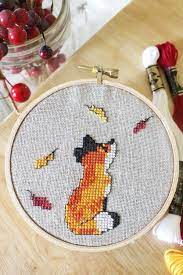 Maybe you would like to learn more about one of these? Fox In Leaves Fall Cross Stitch Pattern Instant Download Autumn Cross Stitch Patterns Fall Cross Stitch Cross Stitch Patterns