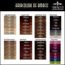 Amacci Hair Color Chart Brown Hair Colors Hair Color