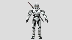 To get the hayabusa body, unlock 5 skulls. Halo 3 Hayabusa Spartan Armor With Katana Download Free 3d Model By Echotango San Echotango San Ac28854