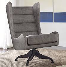 tommy hilfiger helios swivel chair with wingback profile and four star base in gray linen chair leather chaise lounge chair swivel chair living room