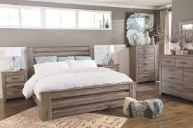 Ashley Furniture Black Queen Bedroom Set Zelen 6 Piece Queen Bedroom Ashley Furniture Homestore King Bedroom Sets Bedroom Sets Wood Bedroom Furniture