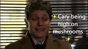 Cary Agos (Matt Czuchry) being high