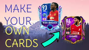 Design your perfect card below, personalise your card with your own stats and preferences, the previewer on the left will update as you add more information. How To Make Your Own Animated Fifa Mobile Card Art Rafaelanimz Youtube